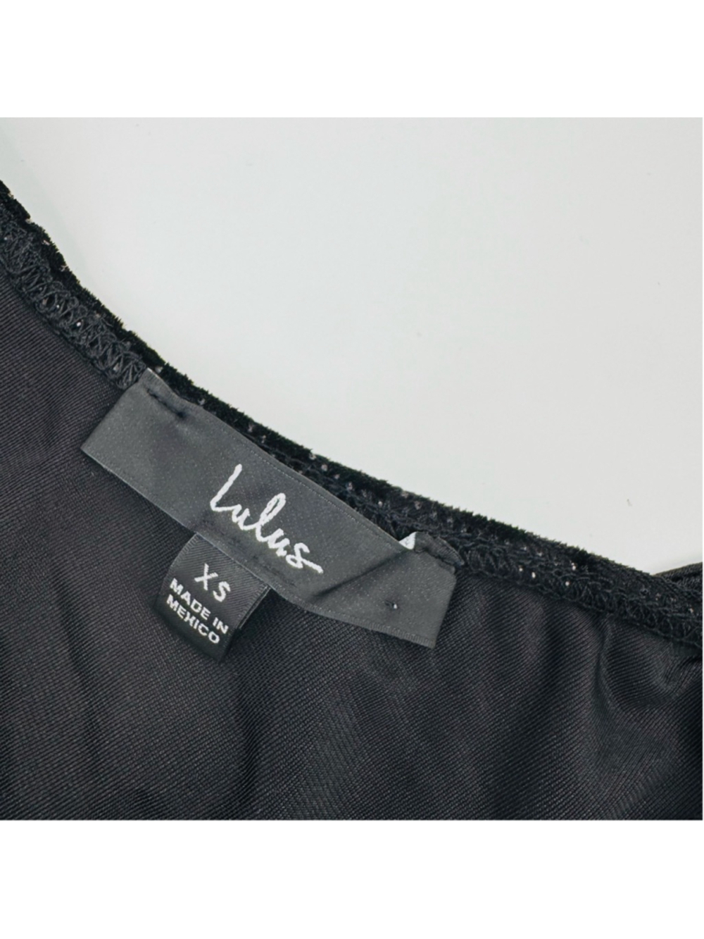 Lulus Certified Babe Black Glitter Velvet Strappy Back Jumpsuit XS - Picture 3 of 8